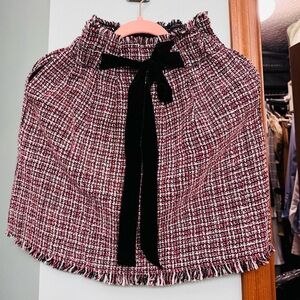Tweed skirt with pocket